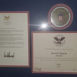 Rodney's PVSA Certificate & Presidential Letter